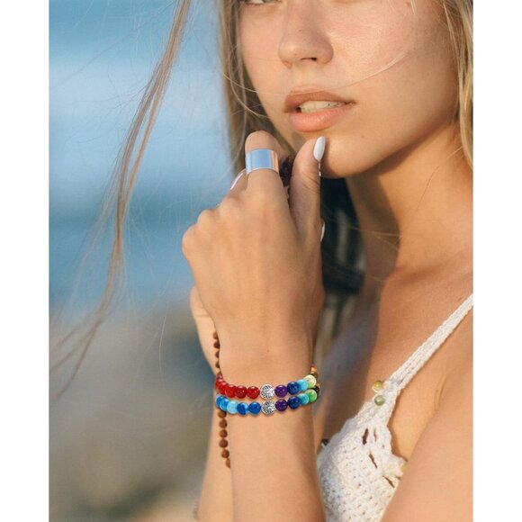 Charming 10PC Tree of Life Chakra Bracelets - Embrace Positive Energy & Healing - Picture 4 of 7